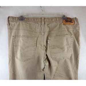 Levis‎ Joggers Boys XL Husky Beige Elastic Waist Casual Outdoors